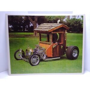 Outhouse Hot Rod Race California Show Car Original Photo Print Jay Ohrberg 1969